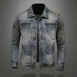 Men's denim jacket autumn/winter casual cotton workwear