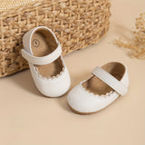 "Infant Baby Girls Mary Jane Flats – Soft Sole Princess Dress Shoes, Crib Shoes & First Walkers"