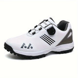 LEFUS Men's Golf Shoes - Breathable, Non-Slip, with Swivel Buckle