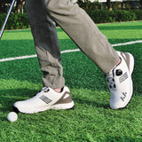 LEFUS Men's Golf Shoes - Breathable, Non-Slip, with Swivel Buckle
