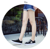 Women’s Casual Canvas Flats – Round Toe, Lightweight & All-Season Wear