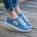 Women’s Casual Canvas Flats – Round Toe, Lightweight & All-Season Wear