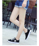 Women’s Casual Canvas Flats – Round Toe, Lightweight & All-Season Wear