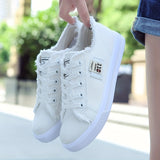Women’s Casual Canvas Flats – Round Toe, Lightweight & All-Season Wear