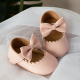 "Infant Baby Girls Mary Jane Flats – Soft Sole Princess Dress Shoes, Crib Shoes & First Walkers"