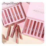 Set of 6 long-lasting nude liquid lipsticks
