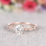 💖 Eternal as Love Rose Gold Ring with Natural Diamond