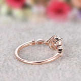 💖 Eternal as Love Rose Gold Ring with Natural Diamond