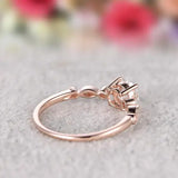 💖 Eternal as Love Rose Gold Ring with Natural Diamond