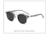 GCV Steampunk Sunglasses – Double Layer Polarized Removable Lens, Blu-Ray UV Protection Unisex Gothic Retro Sunglasses