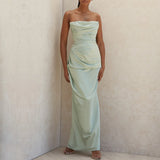 Women's Fitted Dress – Green Dress for Summer Parties | Celebrity-Inspired Look for Clubbing and Evenings.