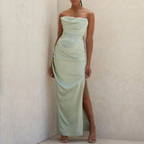 Women's Fitted Dress – Green Dress for Summer Parties | Celebrity-Inspired Look for Clubbing and Evenings.