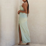 Women's Fitted Dress – Green Dress for Summer Parties | Celebrity-Inspired Look for Clubbing and Evenings.