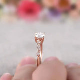 💖 Eternal as Love Rose Gold Ring with Natural Diamond