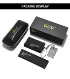 GCV Steampunk Sunglasses – Double Layer Polarized Removable Lens, Blu-Ray UV Protection Unisex Gothic Retro Sunglasses