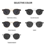GCV Steampunk Sunglasses – Double Layer Polarized Removable Lens, Blu-Ray UV Protection Unisex Gothic Retro Sunglasses
