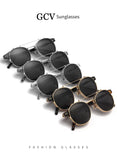 GCV Steampunk Sunglasses – Double Layer Polarized Removable Lens, Blu-Ray UV Protection Unisex Gothic Retro Sunglasses