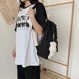Kawaii Floral Backpack – Cute and Modern for School and Travel