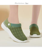 Summer Women's Mesh Slip-On Slippers – Casual & Breathable Half Support Shoes