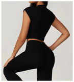 Women's Yoga Set – Crop Top & Leggings Activewear