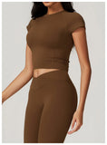 Women's Yoga Set – Crop Top & Leggings Activewear