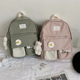Kawaii Floral Backpack – Cute and Modern for School and Travel