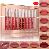 Set of 10 CAKAILA nude matte liquid lipsticks – Luxury Nude Collection 💋