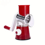 Multifunctional Vegetable Cutter - Manual Rotary Grater