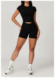 Women's Yoga Set – Crop Top & Leggings Activewear