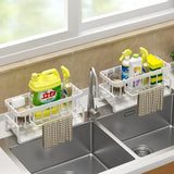 Kitchen Sink Storage Rack No Drill - 3-in-1 Organizer