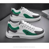 "Men’s Trendy Leather Sneakers – Low-Top Casual & Sport Style (2025 Collection)"
