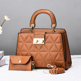 Women's Retro Square Shoulder Bag - Luxury Designer Handbag