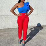 Elegant High-Waisted Work Pants for Women – Sleek, Professional & Comfortable