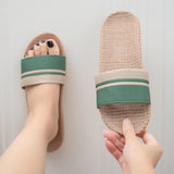 Women’s Summer Indoor Slippers – Lightweight, Anti-Slip Soft Linen Home Shoes
