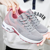 Women's Running Shoes - Breathable Casual Sneakers with Air Cushioning Sole