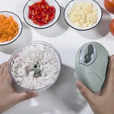 Manual Garlic and Vegetable Chopper - Manual Food Processor