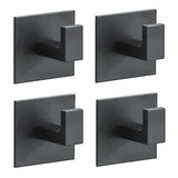 Strong Adhesive Wall Hooks - No Drilling Hangers for Towels, Coats and Clothes for Kitchen, Bathroom and Bedroom