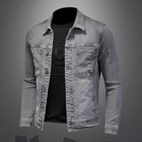 Men's denim jacket autumn/winter casual cotton workwear