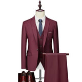 Men's 3-piece suit, formal attire for wedding or party