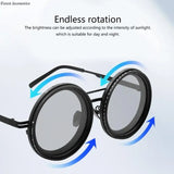 Multifunction Steampunk Sunglasses Polarized Lenses Fashionable for Driving Fishing 32GB