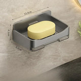Wall-Mounted Soap Holder Without Drills – 2-in-1 Organizer 🧼