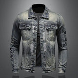 Men's denim jacket autumn/winter casual cotton workwear