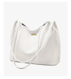 FOXER Women’s Small Designer Shoulder Bag – Soft PU Luxury Underarm Tote with Large Capacity