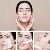 Stainless Steel Gua Sha – Facial Massage Tool for Beauty and Skin Renewal! ✨💎
