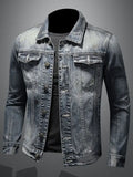 Men's denim jacket autumn/winter casual cotton workwear
