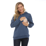 3XL Nursing Maternity Hoodie – Fleece & Front Zipper