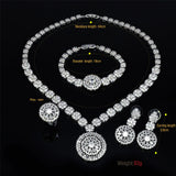 💎 African Majesty Collection – Premium Zirconia Bridal Set