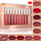 Set of 10 CAKAILA nude matte liquid lipsticks – Luxury Nude Collection 💋