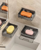 Wall-Mounted Soap Holder Without Drills – 2-in-1 Organizer 🧼