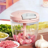 Manual Garlic and Vegetable Chopper - Manual Food Processor